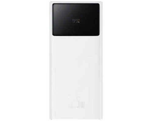 Зовнішній акумулятор (павербанк) Baseus Star-Lord Digital Display 30000mAh 22.5W White