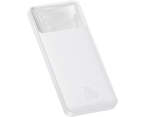 Внешний аккумулятор (павербанк) Baseus Bipow Digital Display 10000mAh 20W White