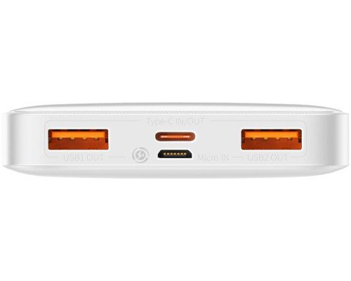 Внешний аккумулятор (павербанк) Baseus Bipow Digital Display 10000mAh 20W White