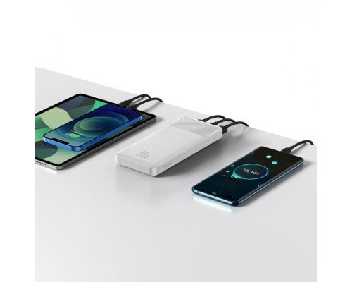 Внешний аккумулятор (павербанк) Baseus Bipow Digital Display 10000mAh 20W White