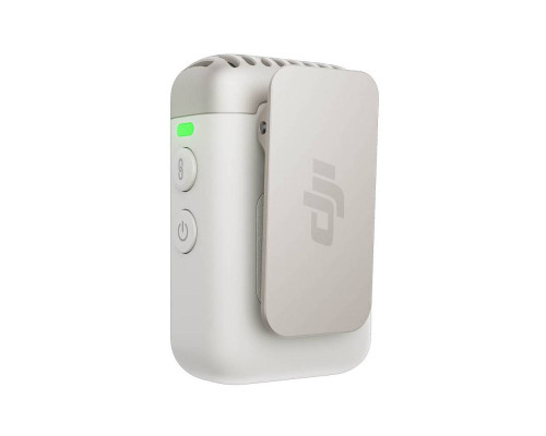 Передатчик радиосистемы DJI Mic 2 Transmitter (Pearl White)