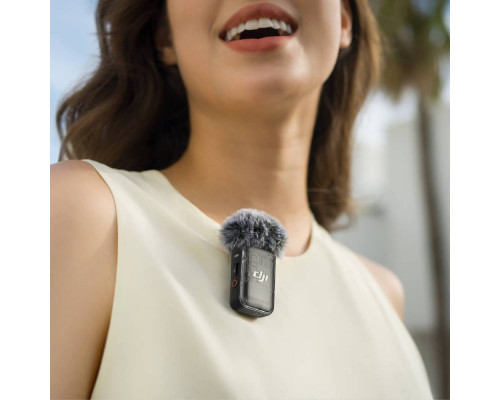 Передатчик радиосистемы DJI Mic 2 Transmitter (Pearl White)