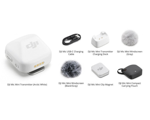 Передатчик радиосистемы DJI Mic Mini Transmitter (Arctic White