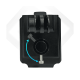 Крепление для GoPro на шлем с разъемом NVG (для прибора ночного видения) FEICHAO (металлическое черное с регулятором)