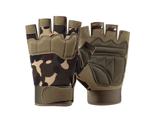 Тактические перчатки Gloves беспалые летние (MultiCam)