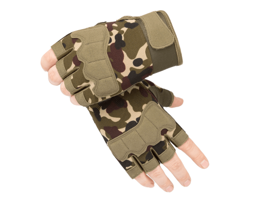Тактические перчатки Gloves беспалые летние (MultiCam)
