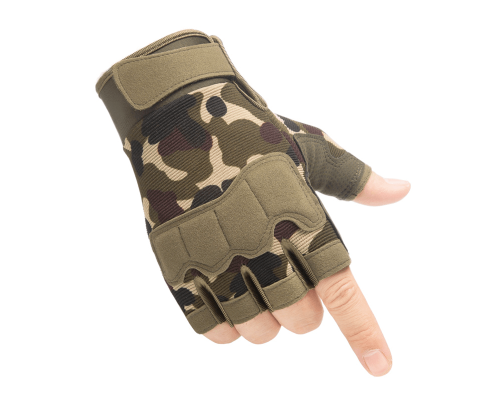 Тактические перчатки Gloves беспалые летние (MultiCam)