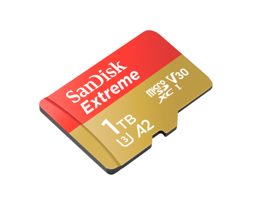 Карта памяти SanDisk Extreme 1TB microSDXC з адаптером (190/130 MB/s UHS-I V30 U3 Class 10)