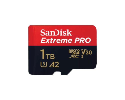 Картка пам'яті SanDisk Extreme PRO 1TB microSDXC З АДАПТЕРОМ (200/140 MB/s UHS-I V30 U3 Class 10) (SDSQXCD-1T00-GN6MA)