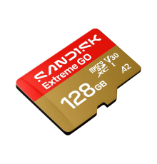 Картка пам'яті SanDisk Extreme GO 128GB microSD™ UHS-I Card без адаптера (240/120 MB/s V30 U3 A2)