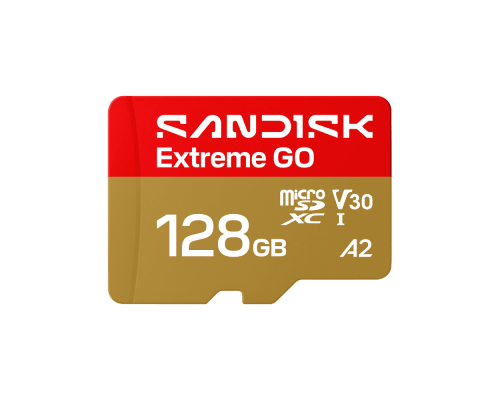 Карта памяти SanDisk Extreme GO 128GB microSD™ UHS-I Card без адаптера (240/120 MB/s V30 U3 A2) - фото 2