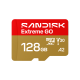 Карта памяти SanDisk Extreme GO 128GB microSD™ UHS-I Card без адаптера (240/120 MB/s V30 U3 A2) - фото 2