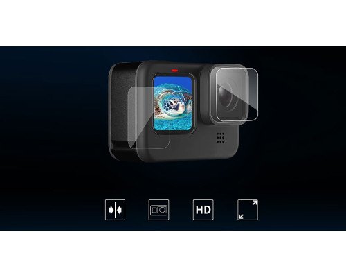Защитное стекло TELESIN (GoPro HERO12/11/10/9 Black)