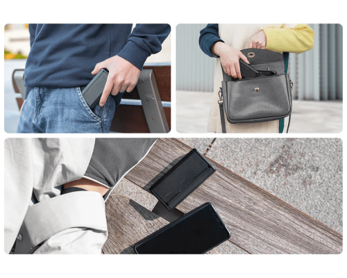 Зарядний пристрій TELESIN Pocket Multifunctional Storage Charging Box для 3-х акумуляторів GoPro HERO9/10/11/12 Black (без АКБ) - фото 8