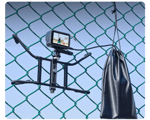 Гибкое регулируемое крепление TELESIN Adjustable Universal Fence Mount для экшн-камер и смартфонов