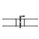 Гибкое регулируемое крепление TELESIN Adjustable Universal Fence Mount для экшн-камер и смартфонов