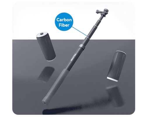Монопод TELESIN Carbon Fiber Selfie Stick (44-300см.) (GP-MNP-300-3)