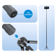 Монопод TELESIN Carbon Fiber Selfie Stick (44-300см.) (GP-MNP-300-3) - фото 8