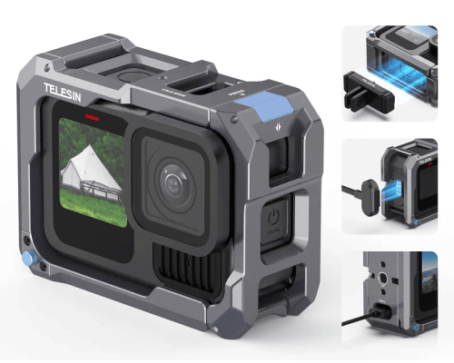 Металева рамка TELESIN Sport Extension для GoPro HERO9/10/11/12/13 Black