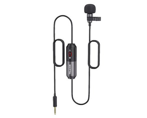 Мікрофон-петличка TELESIN Hi-Fi Grade Sound Quality Collar Clip Microphone