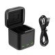 Зарядное устройство TELESIN для 3-х аккумуляторов GoPro HERO13 Black (без АКБ)