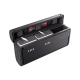 Зарядний пристрій TELESIN Pocket Multifunctional Storage Charging Box для 3-х акумуляторів GoPro HERO13 Black (без АКБ)