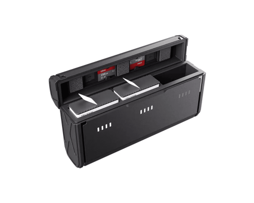 Зарядное устройство TELESIN Pocket Multifunctional Storage Charging Box для 3-х аккумуляторов GoPro HERO13 Black (без АКБ)