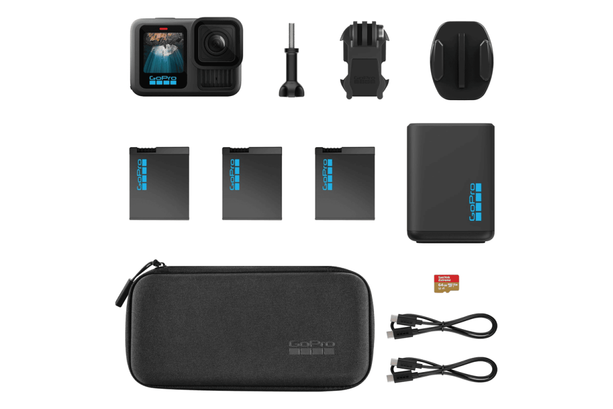 GoPro HERO13 Black + Enduro(3шт) + SD Card + Dual Battery Charger