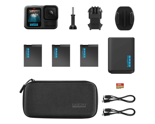 GoPro HERO13 Black + Enduro(3шт) + SD Card + Dual Battery Charger + Сase