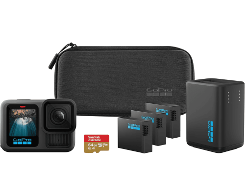 GoPro HERO13 Black + Enduro(3шт) + SD Card + Dual Battery Charger + Сase