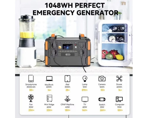 Зарядна станція Flashfish F132 (1048Wh | 1000W)