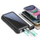 Портативное зарядное устройство с фонариком и компасом BLAVOR Solar Charger Power Bank 18W (темно-зеленое)