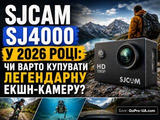 SJCAM SJ4000: чи варто купувати бюджетну екшн-камеру у 2026 році?
