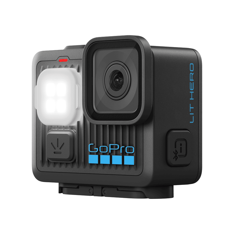 Екшн-камера GoPro LIT HERO з увімкненим світлодіодним підсвічуванням